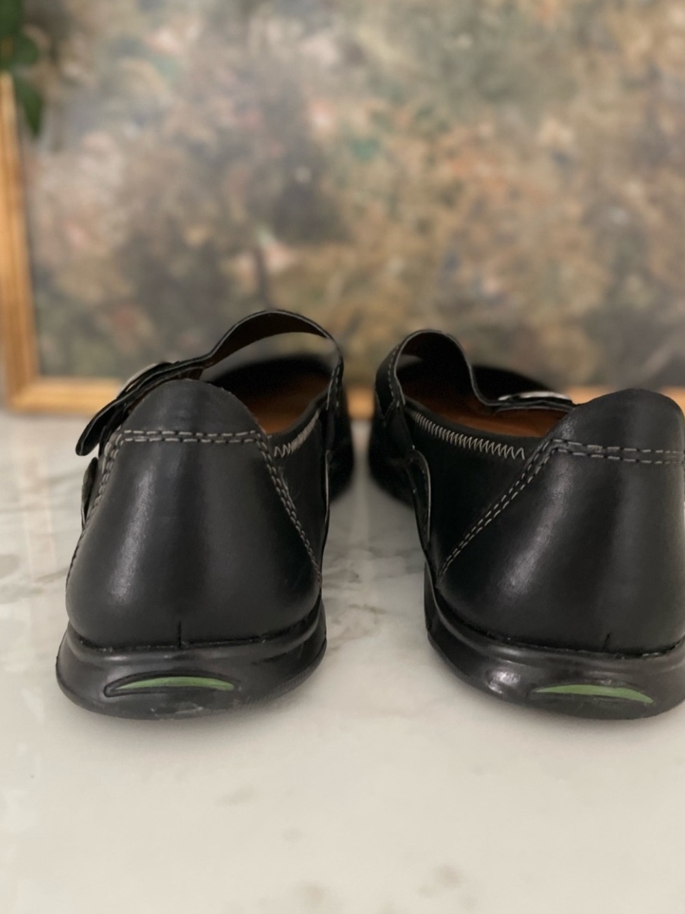 NEW Kalso Mary Jane Shoe Rally Negative Heel Black Leather USA 8.5 - Picture 3 of 9